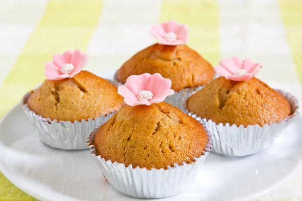 Torta tazza di banana . — Foto Stock