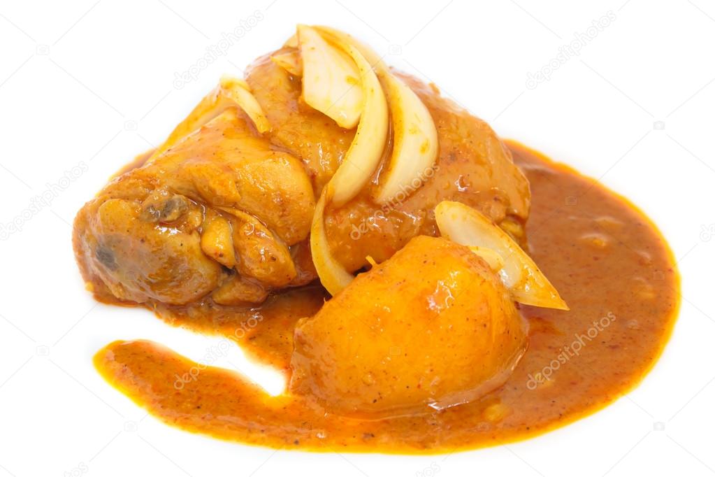 Chicken massaman curry.