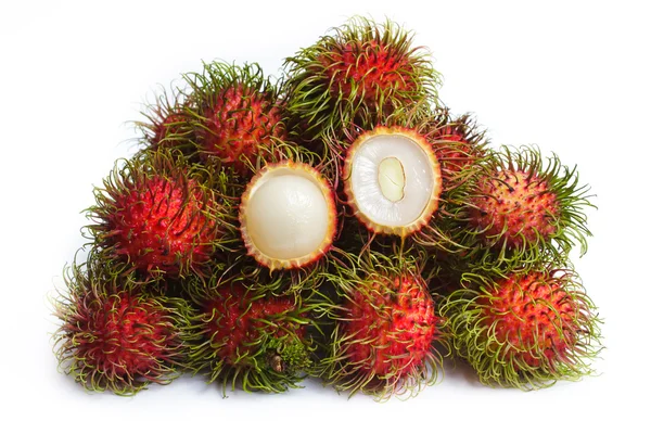 Rambutan - asijské ovoce. — Stock fotografie