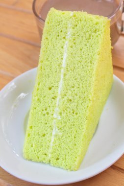 Pandan kek.