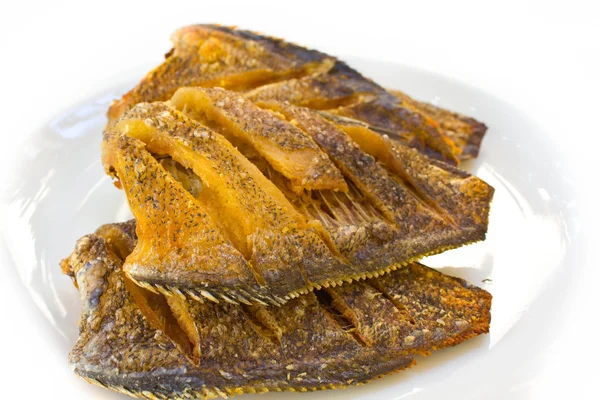 Trichogaster pectoralis, peixe salido frito . — Fotografia de Stock