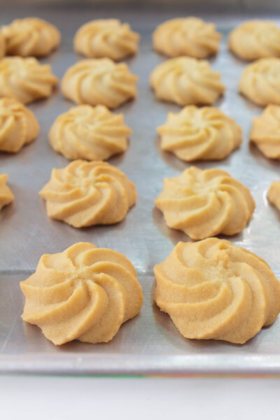 Butter cookies. 