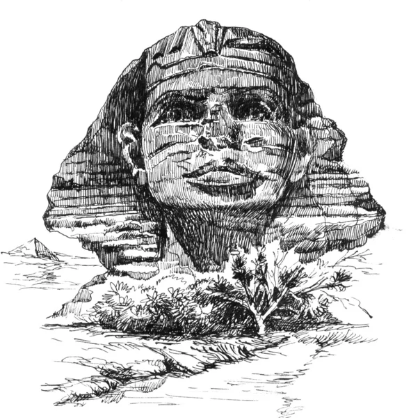 Sphinx Sketch — Stock Photo, Image