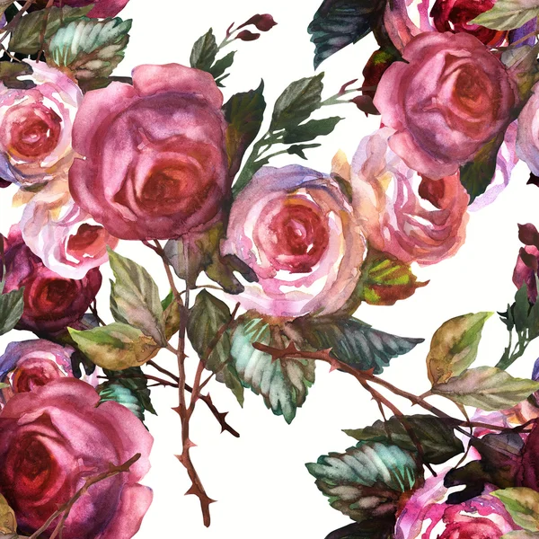 Roses modèle sans couture — Photo