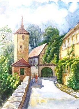 şehir manzarası. Rottenberg,