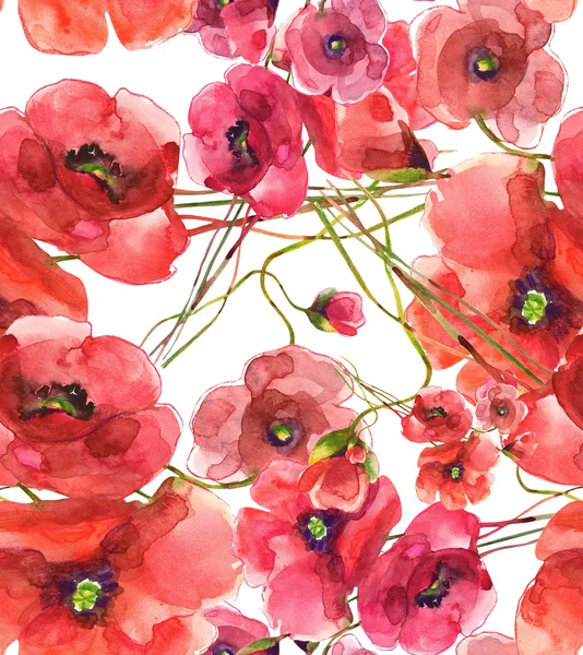 Poppies seamless modeli