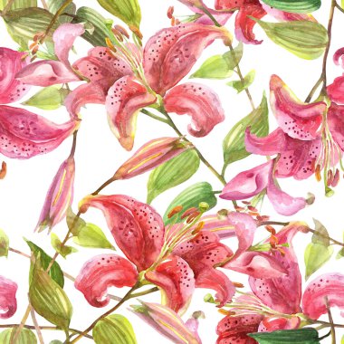 güzel zambak seamless modeli