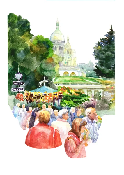 Paris şehir manzarası