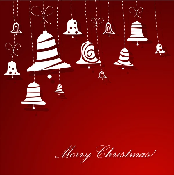 Sonnerie de cloches de Noël — Image vectorielle