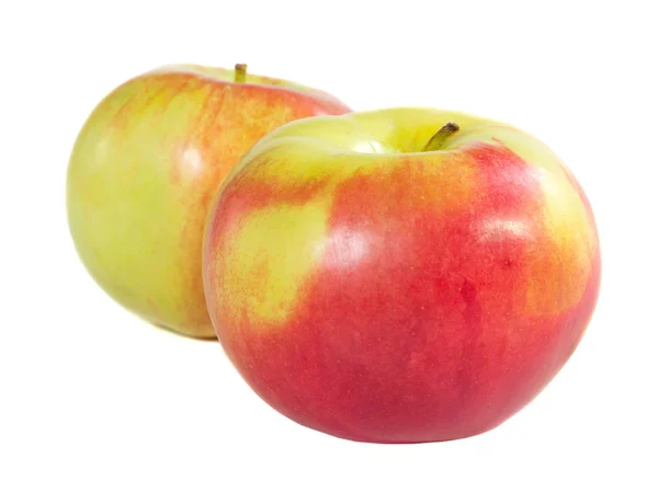 Jabłka czerwony żółty — Zdjęcie stockowe
