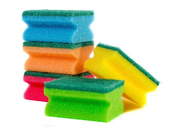 Esponjas para lavar louça — Fotografia de Stock