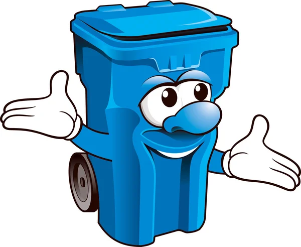 Wheelie bin — Stockfoto