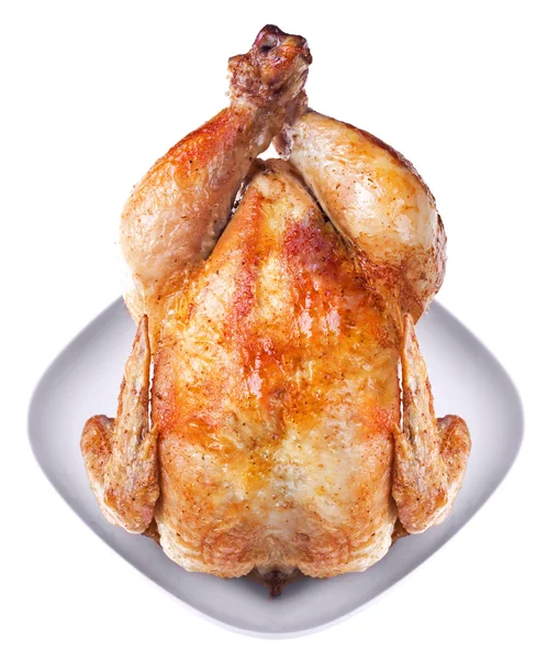 Hela grillad kyckling — Stockfoto