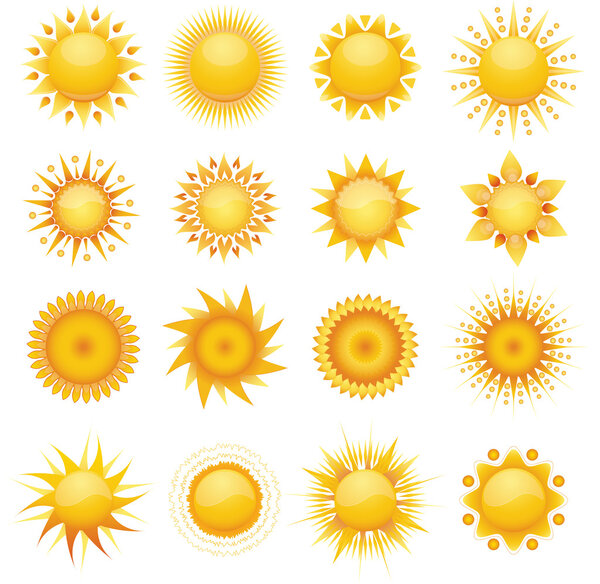 Sun icons