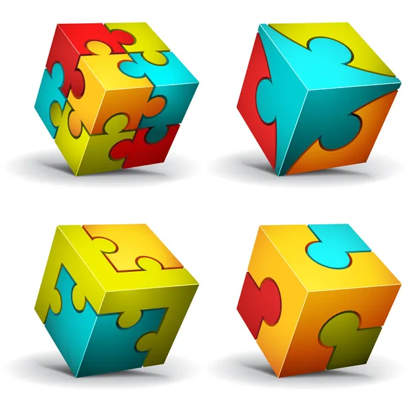 Puzzel — Stockvector