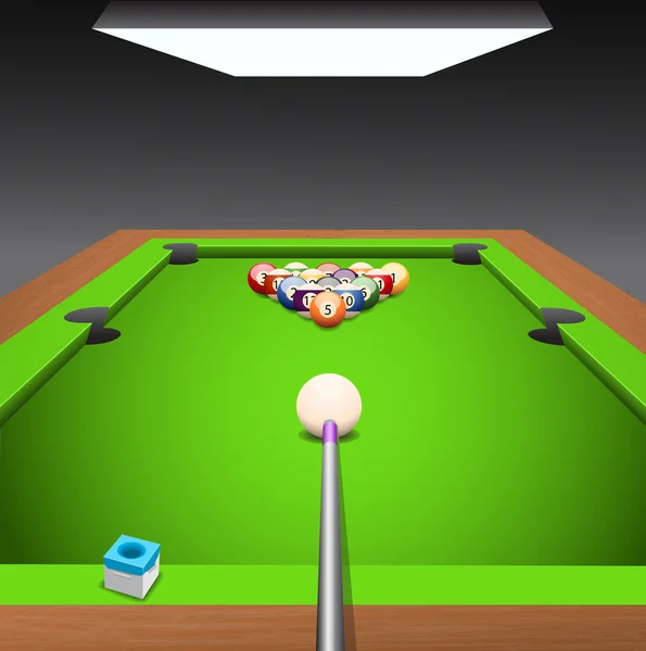 Billiard — Stockový vektor