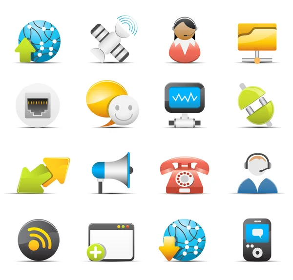 Communication icons — Stock Vector