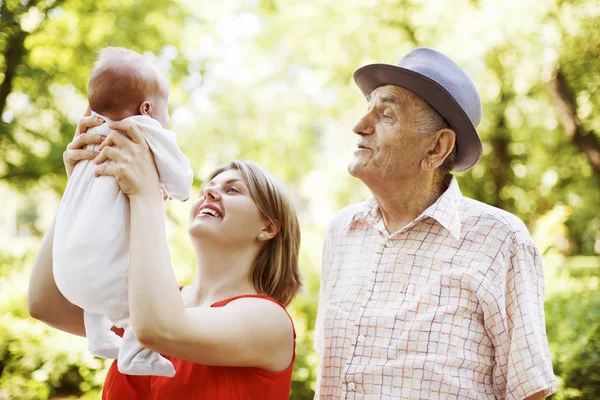 Tres generaciones — Foto de Stock