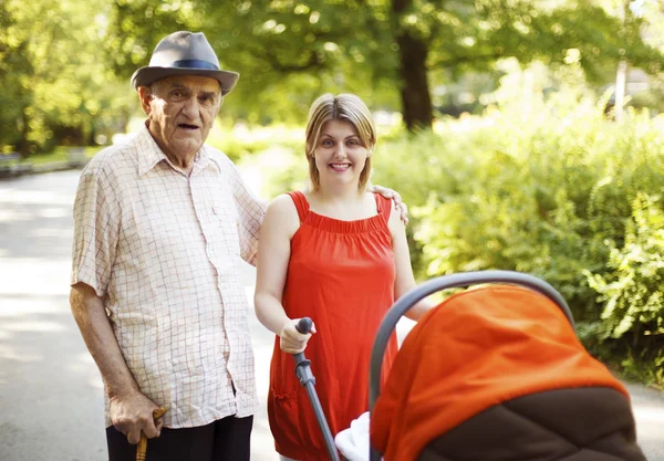 Drei Generationen — Stockfoto