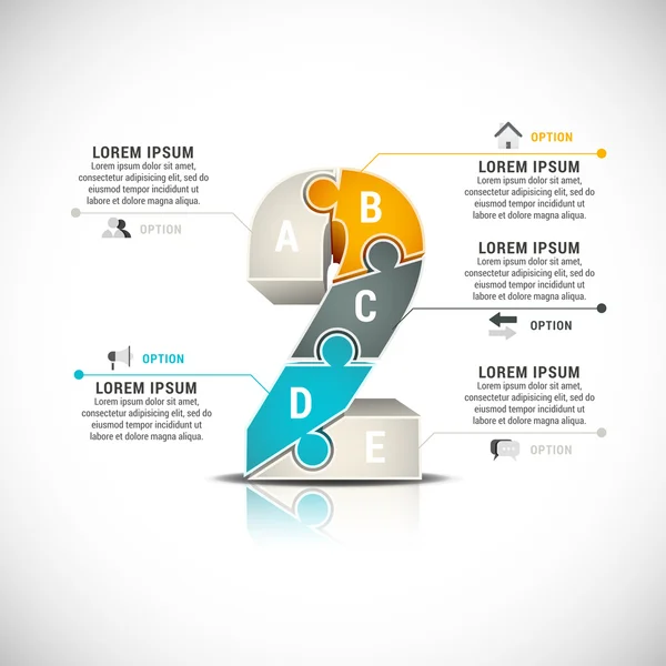 Infográfico — Vetor de Stock