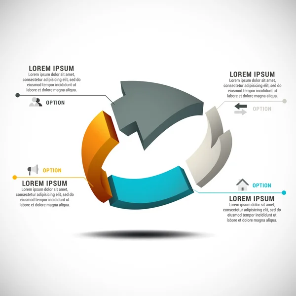 Infografik — Stockvektor