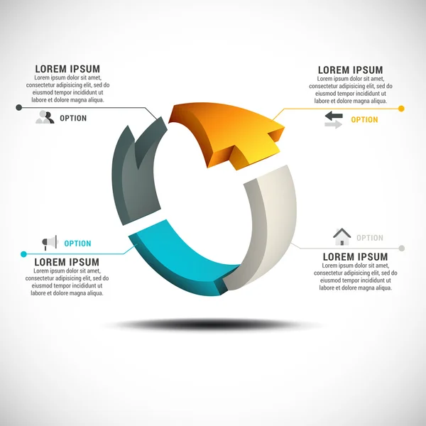 Infographic — Stock Vector