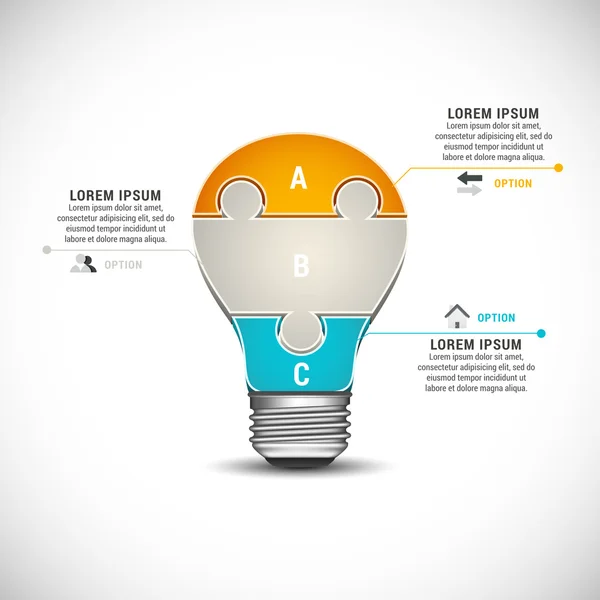 Infographie d'entreprise — Image vectorielle