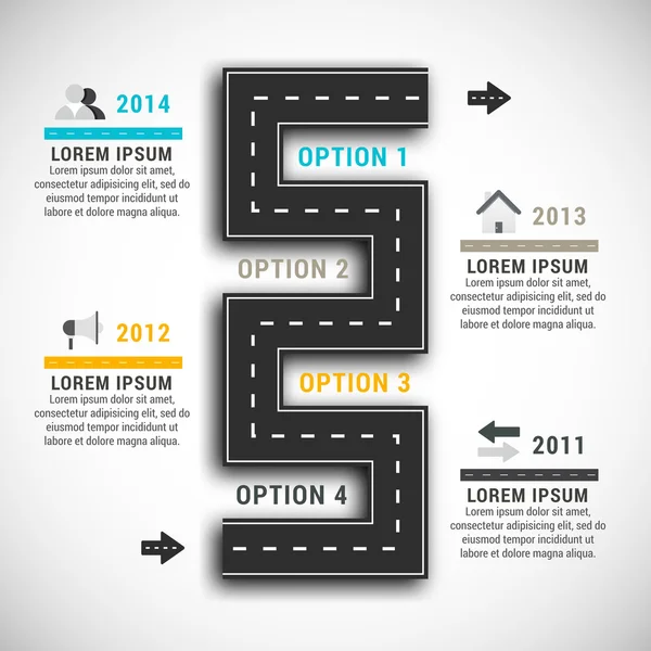 Infografik — Stockvektor