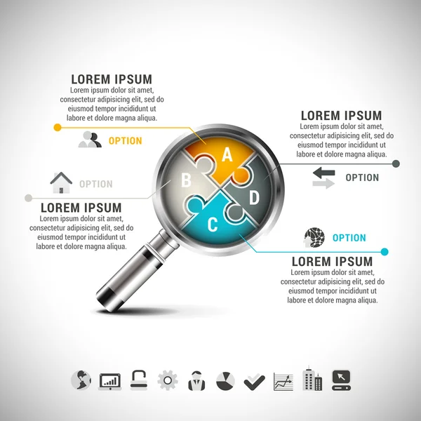 Infografik — Stockvektor