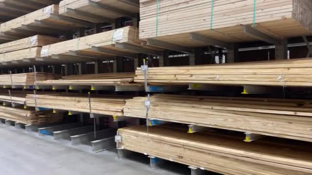 Augusta Usa Lowes Retail Superstore Pan Interior Wood Area — 비디오