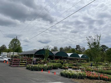 Augusta, Ga USA - 04: 15: Dünya perakende pazarı ve insanlar