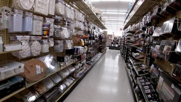 Augusta Usa Интерьер Торгового Центра Hobby Lobby Robert Daniel Parkway — стоковое фото