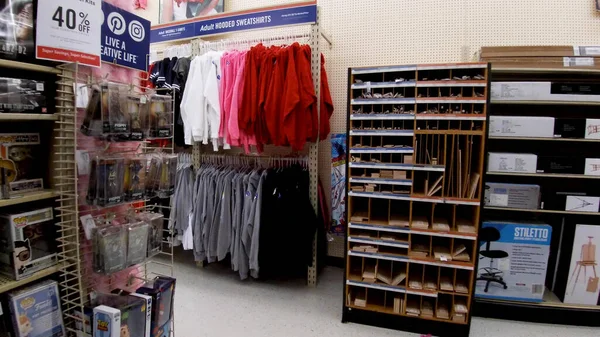 Augusta Usa Интерьер Торгового Центра Hobby Lobby Robert Daniel Parkway — стоковое фото