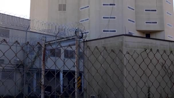 Augusta Usa Demolizione Della Vecchia Prigione Della Contea Richmond 401 — Video Stock