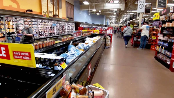 Columbia County Usa Kroger Negozio Dettaglio Negozio Alimentari Interior Holiday — Foto Stock