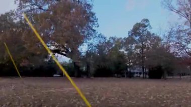 Hephzibah, Ga USA - 122 22 21: Güz manzarası ve Georgia kırsalındaki yerleşim mimarisi