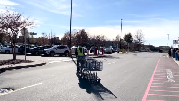 Evans États Unis Boutique Walmart Extérieur Des Magasins Thanksgiving — Video