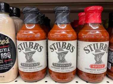 Augusta, Ga USA - 06: 25 Stubbs B Q soslu erkek portresi