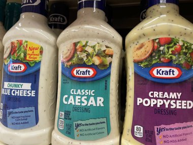Martinez, Ga USA - 11.30 Kraft Salata soslu şişe