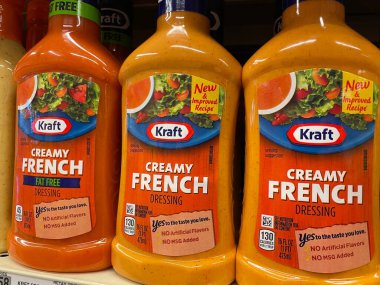 Martinez, Ga USA - 11.30 Kraft Salata soslu şişe