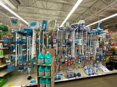 Hephzibah, Ga USA - 12. 02 21: KJ 's perakende market içi