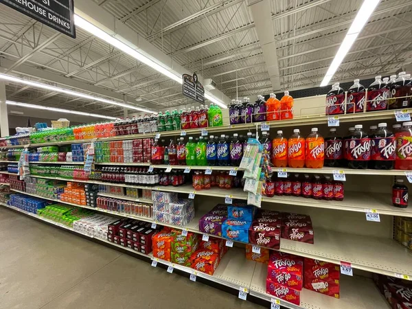 Hephzibah, Ga USA - 12. 02 21: KJ 's perakende market içi