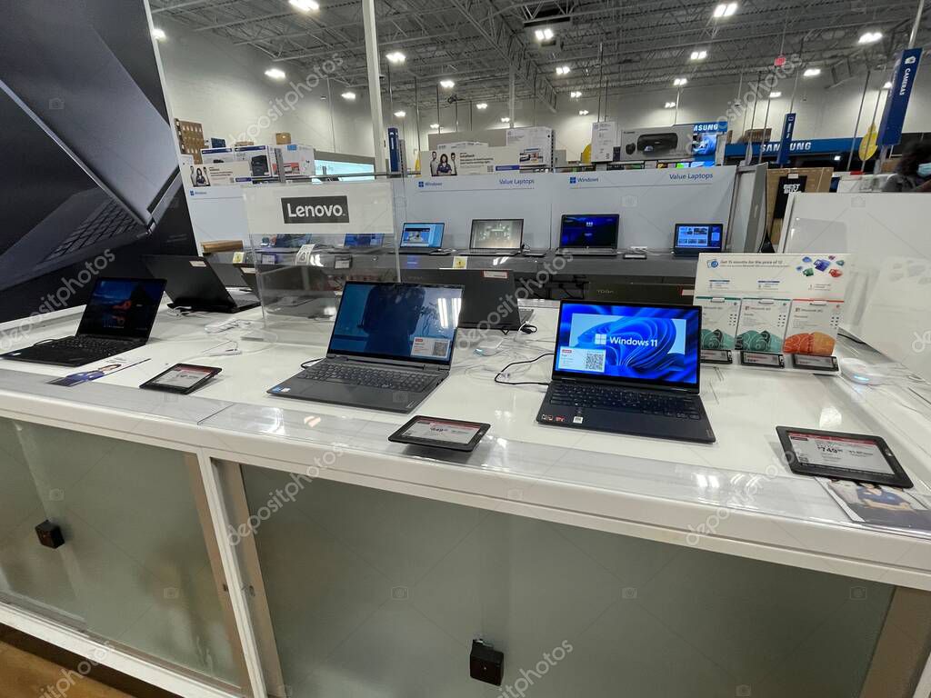 Augusta, Ga USA - 12 05 21: Best Buy retail electronics store interior