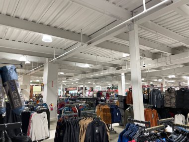 Augusta, Ga USA - 12 04 21: Dicks Sporting Goods retail store interior in the Augusta Mall