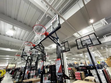 Augusta, Ga USA - 12 04 21: Dicks Sporting Goods retail store interior in the Augusta Mall