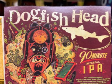 Martinez, Ga USA - 12-16-21: Bir mağazada alkol izole