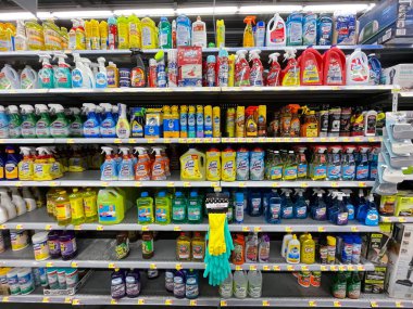 Martinez, Ga USA - 12. 23: Walmart perakende satış mağazası iç mekanı