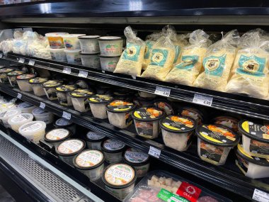 Martinez, Ga USA - 12: 23 Kroger perakende mağazası Kolombiya Yolu 'nda Noel arifesi