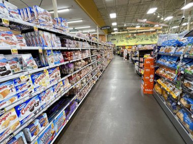 Martinez, Ga USA - 12: 23 Kroger perakende mağazası Kolombiya Yolu 'nda Noel arifesi