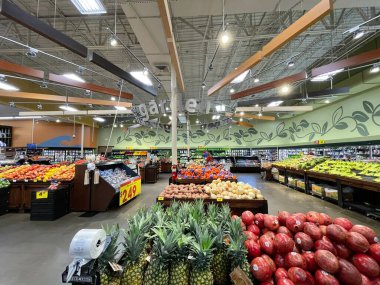 Martinez, Ga USA - 12: 23 Kroger perakende mağazası Kolombiya Yolu 'nda Noel arifesi